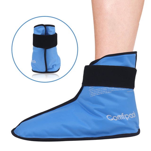Foot Ice Pack Cold Therapy Shoe Full Coverage Gel Pack for Foot Toe ...