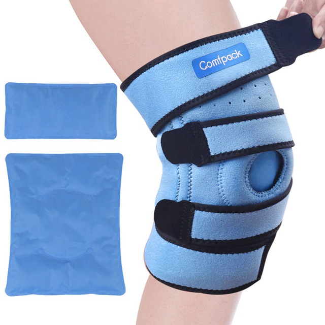 Comfpack Knee Ice Pack for Injuries, Hot Cold Therapy Compression ...